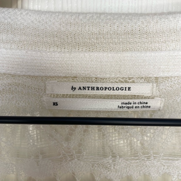 NWT By Anthropologie Bubble-Cinched Cropped Cardigan Sweater - Picture 4 of 7